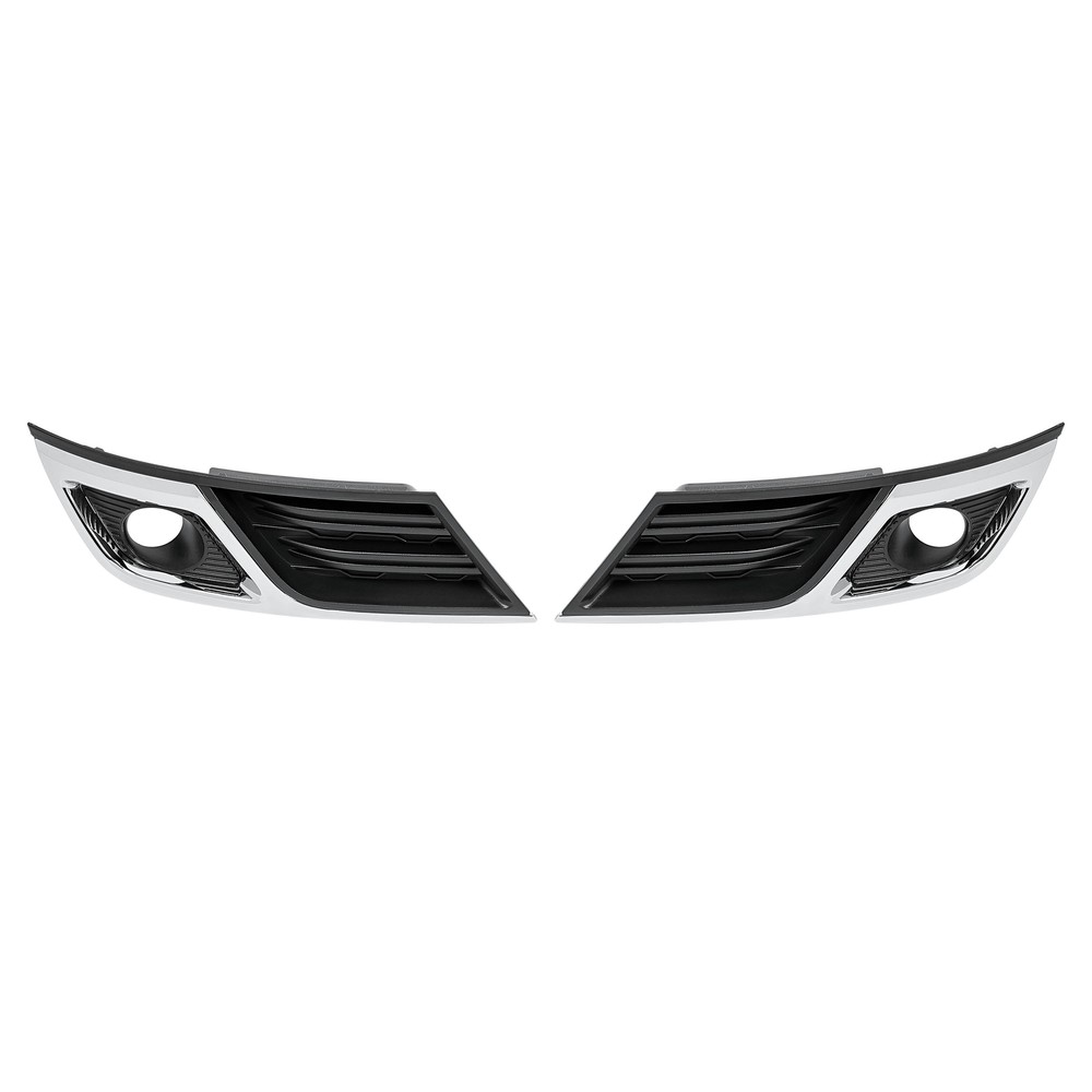 Pair Fog Light Cover Bezel Trim Left & Right Side For Chevy Traverse 2013-2017
