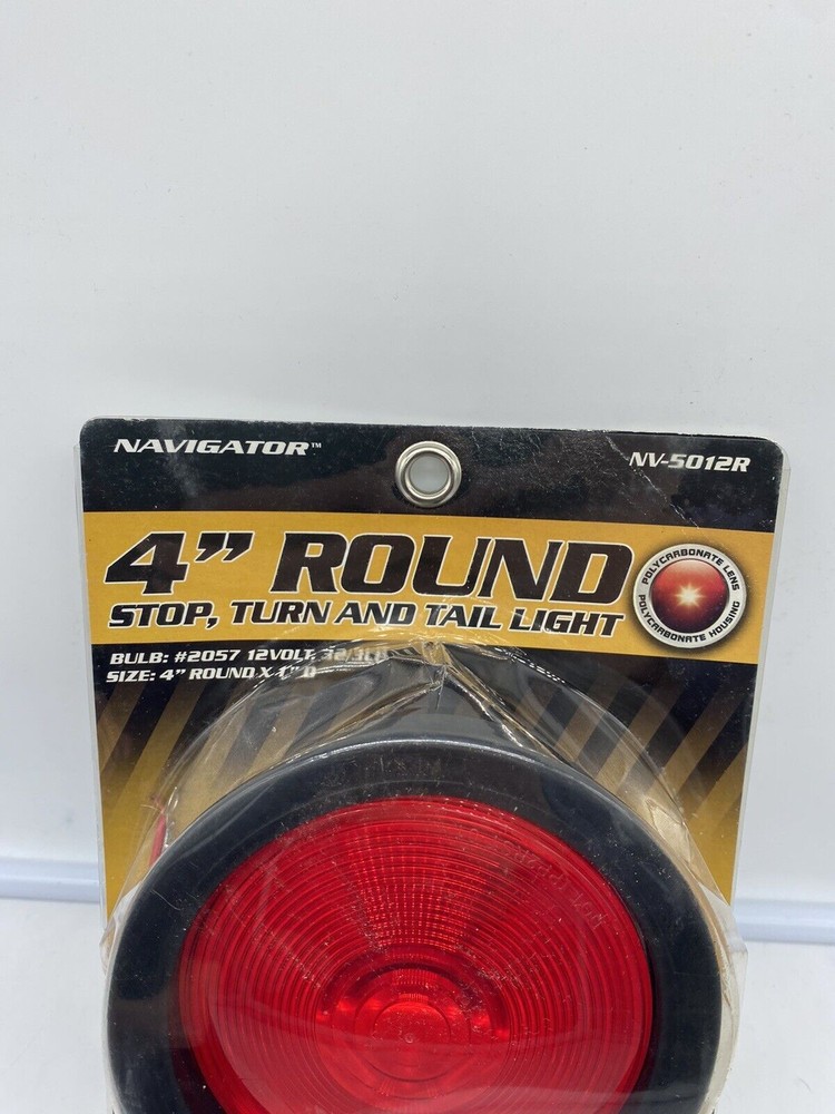 Pilot Navigator NV-5012R 4" Red Round Surface Mount Combination Light
