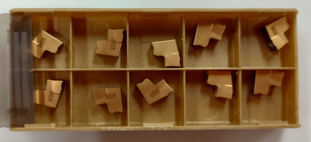 Iscar Cutoff Insert: TAG N5J IC808, Carbide, 5.05 mm Cutting Width