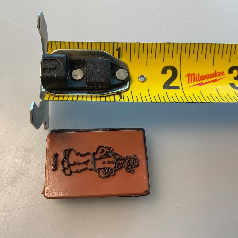 Vintage 1980’s Popeye Stamp plastic back