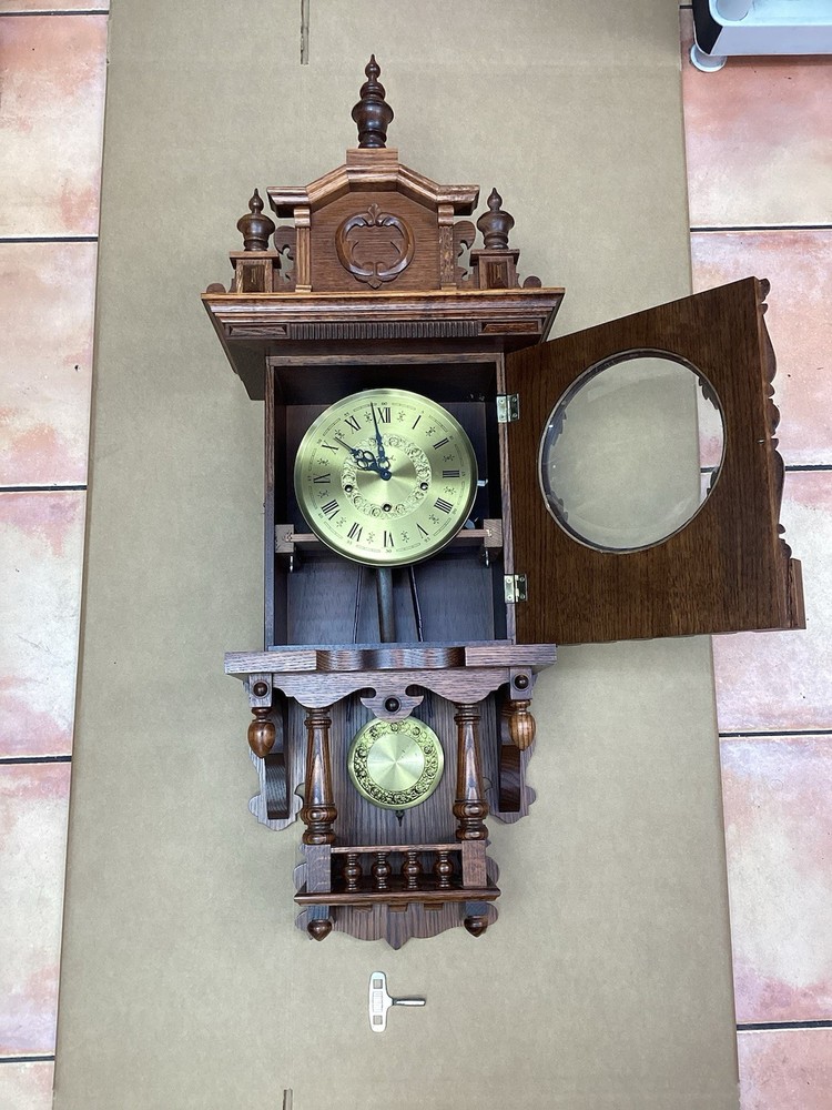 Fauch vintage German triple chime clock
