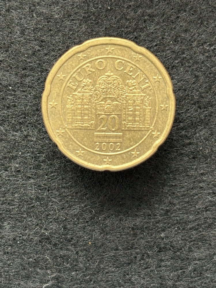2002 20 Euro Cent Austria