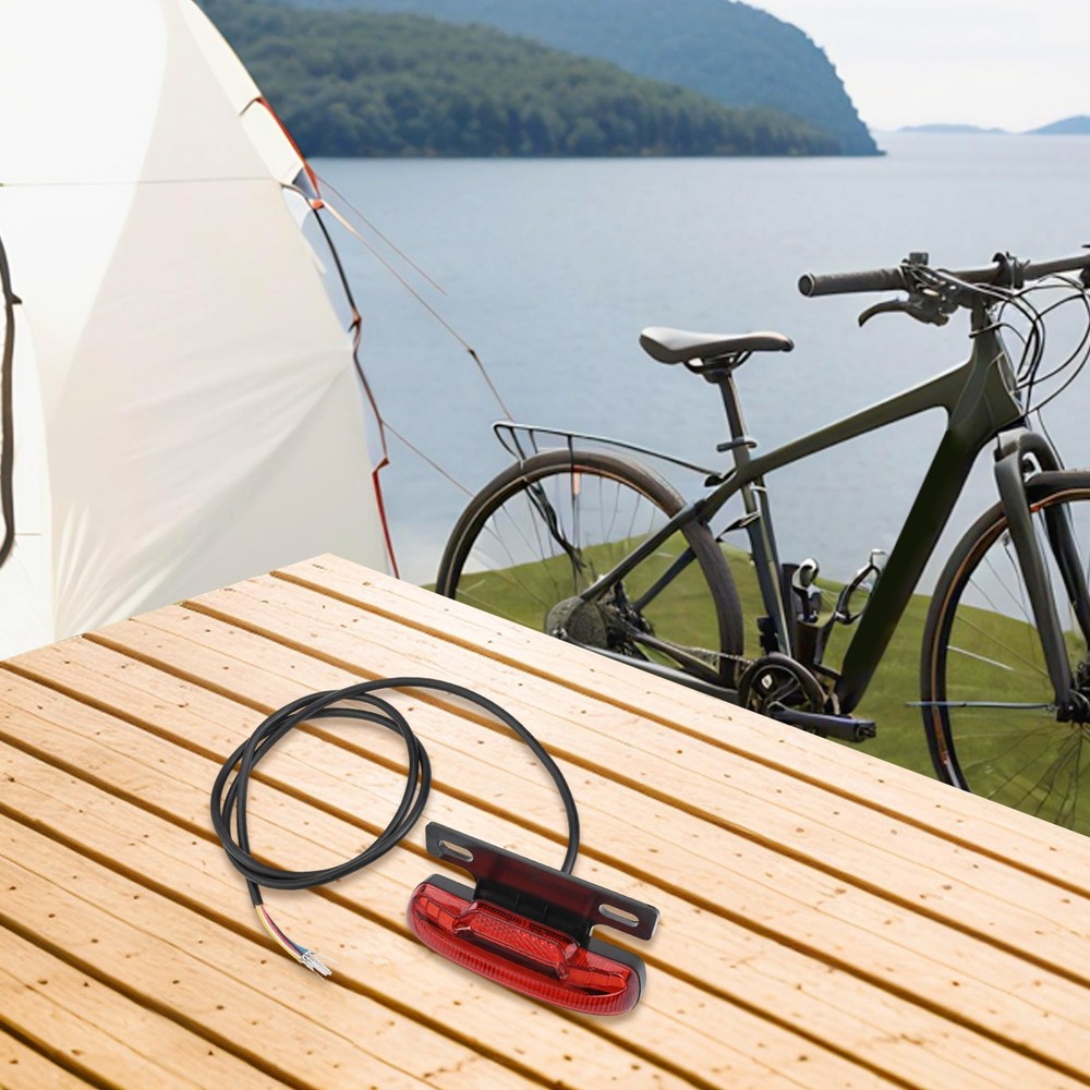 Reliable Waterproof Rear Light System Designed Specifically for EBikes
