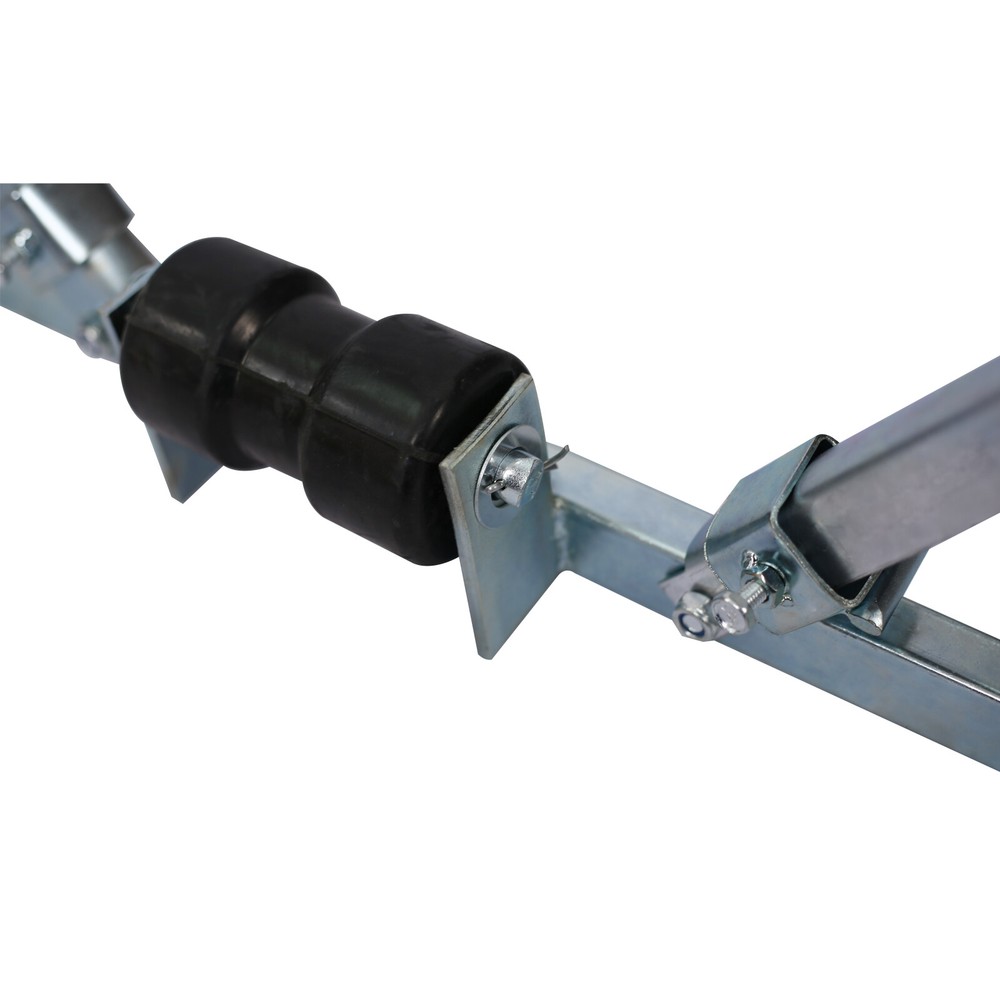 Boat Trailer Bottom Support Bracket Steel with Keel Rollers Capacity 1760lbs