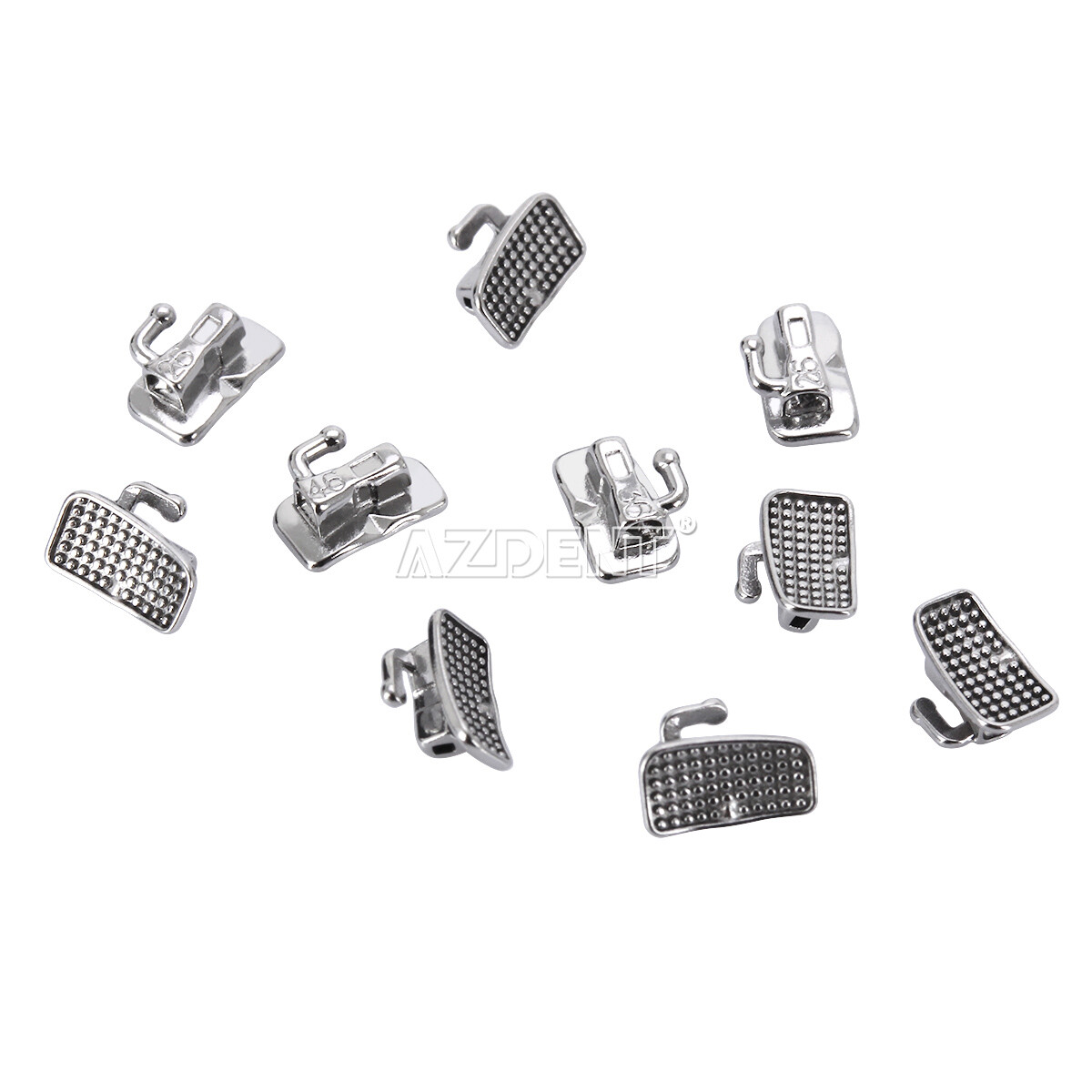 50Sets Dental Orthodontic Buccal Tube 1st 2nd Molar Tube Roth MBT 022/018 AZDENT