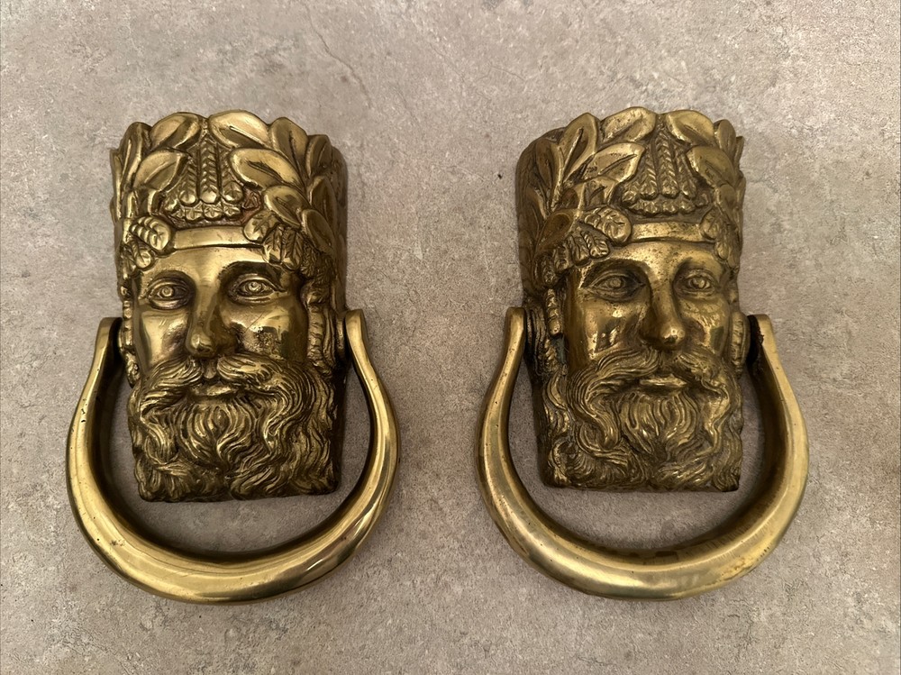 Vintage Northwind Olympian Brass Knocker