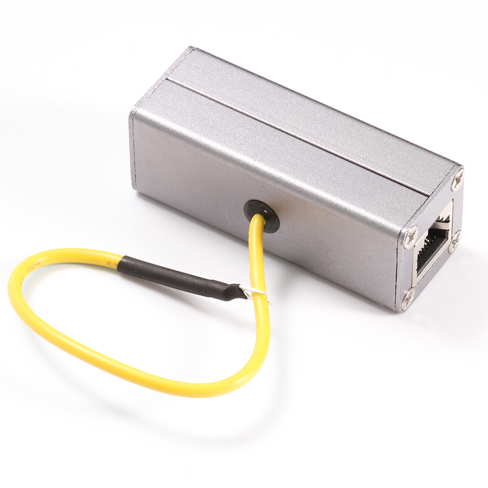 RJ45 Lan Ethernet Network Surge Protector Lightning Thunder Arrester Adapter