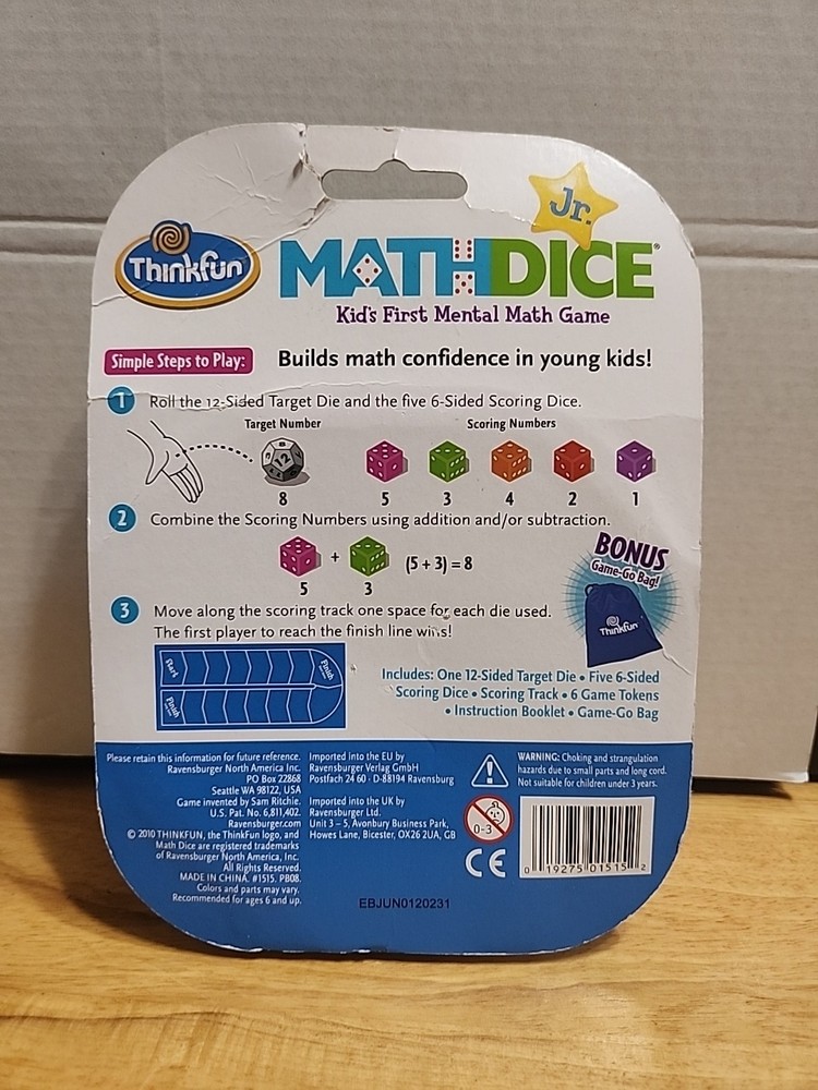 Think Fun Math Dice