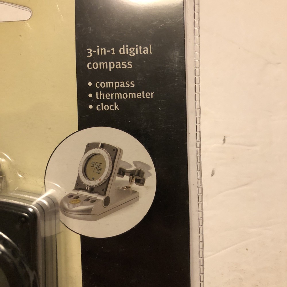 Eddie Bauer Compass Digital EB9980CP Thermometer Clock