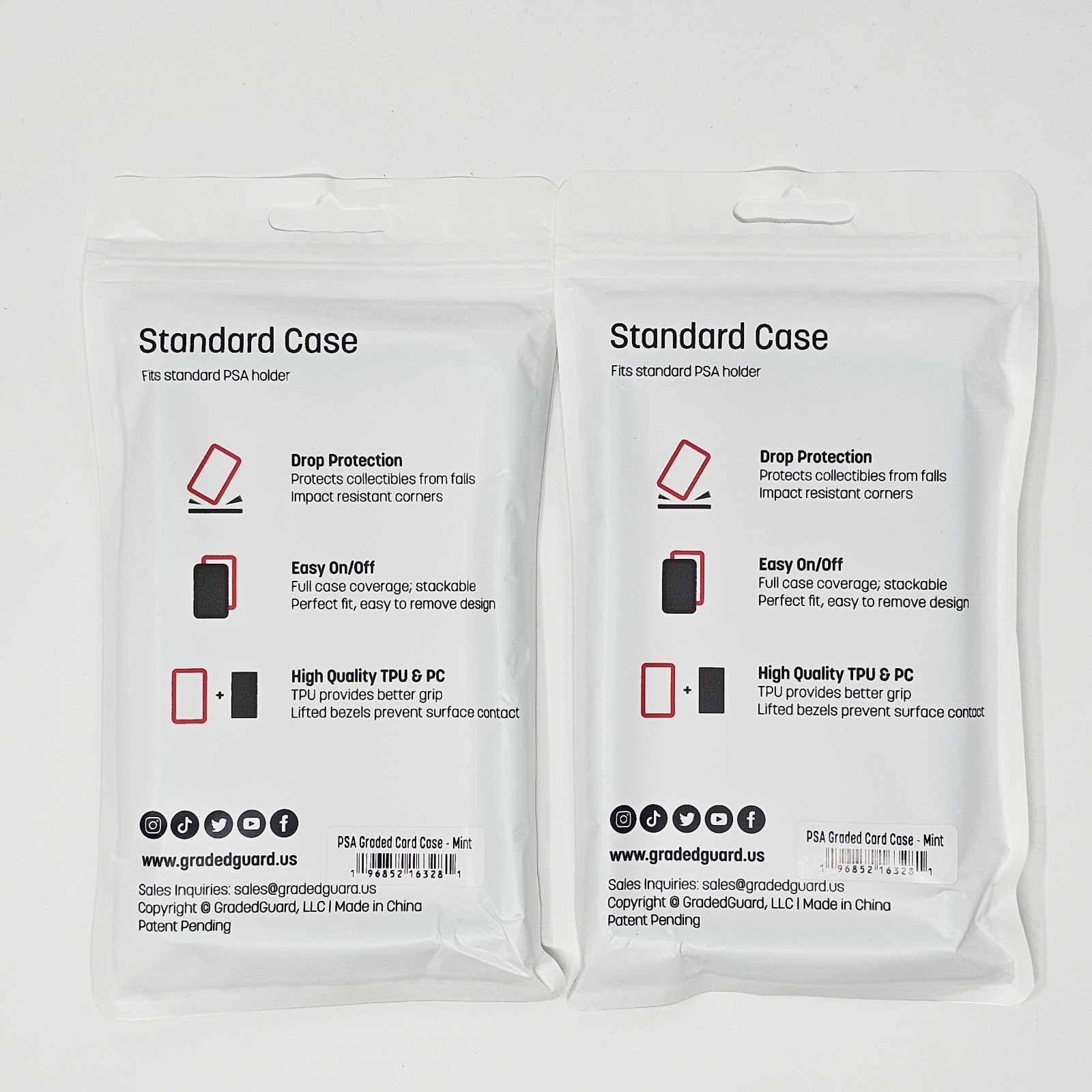 (2) Mint GradedGuard PSA Graded Card Case Guard Protector Stackable