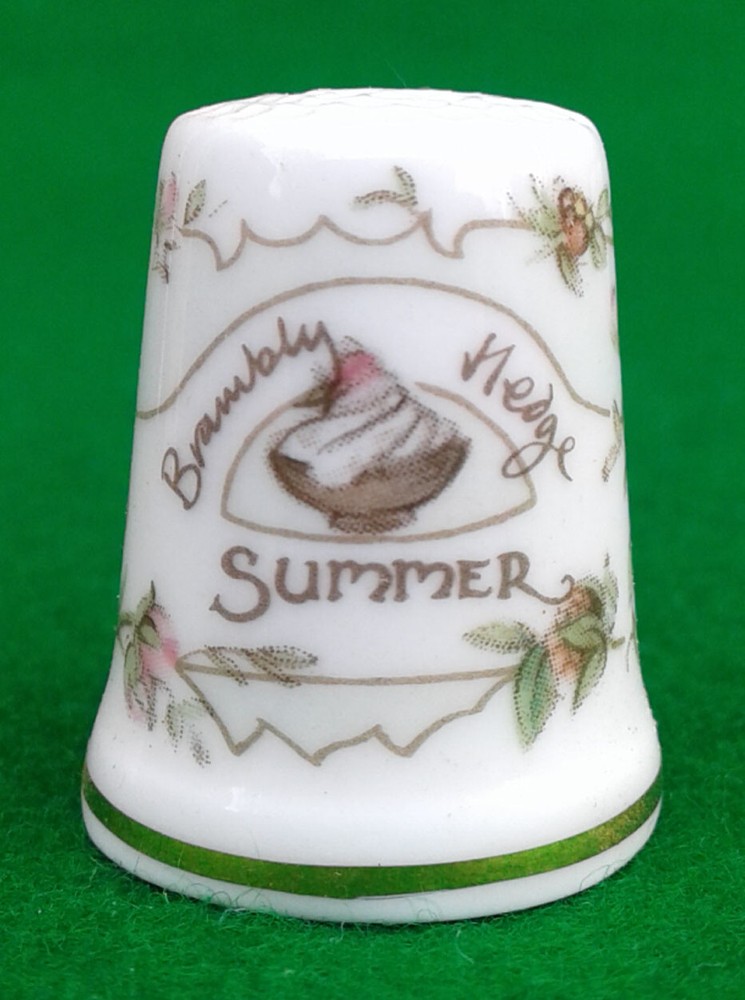 ROYAL DOULTON BRAMBLY HEDGE SUMMER THIMBLE - BOXED.