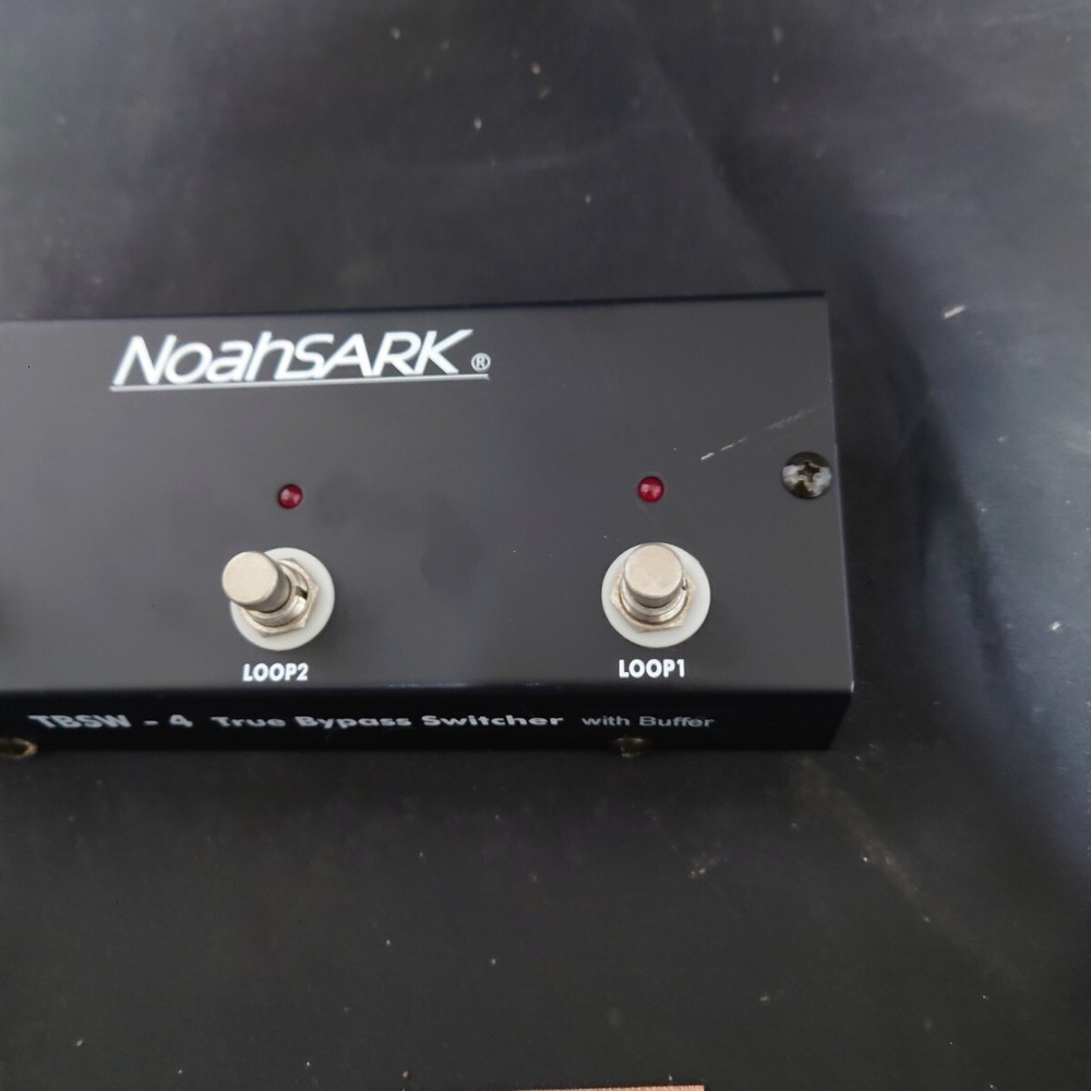 Noah’s Ark TBSW-4 True Bypass Loop Switcher 4 Loop Guitar Pedal Tested