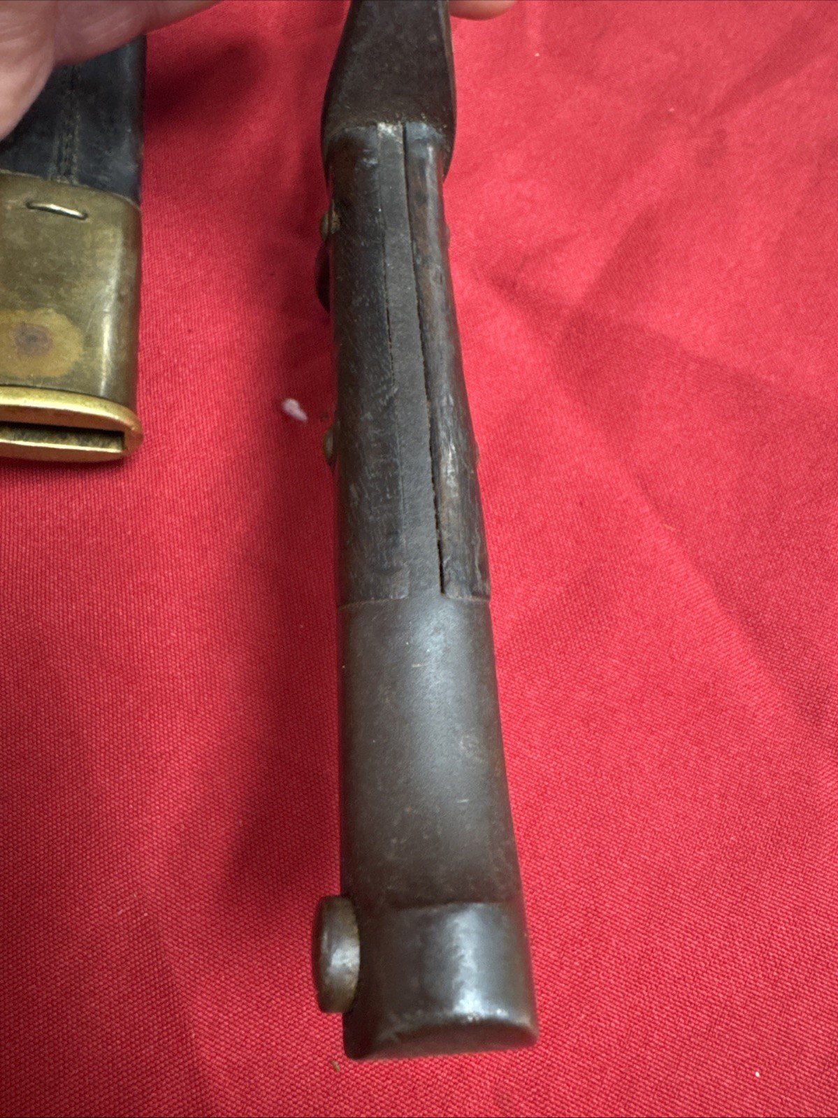 Alex Coppel Solingen Brazil M1908 Mauser Bayonet with Leather Scabbard A955