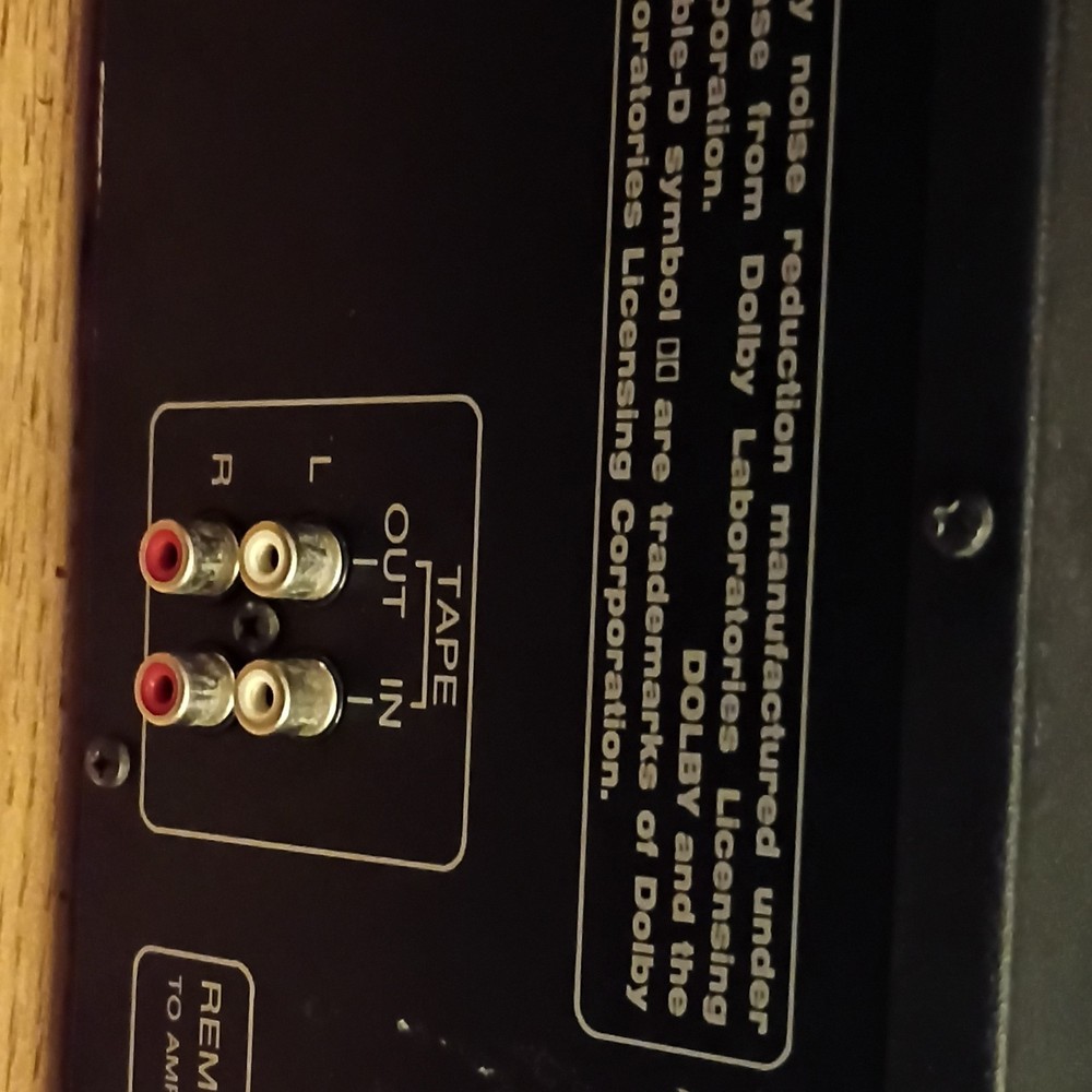 Marantz DA 2452 SB Analog Equalizer Black RCA Inputs/Outputs