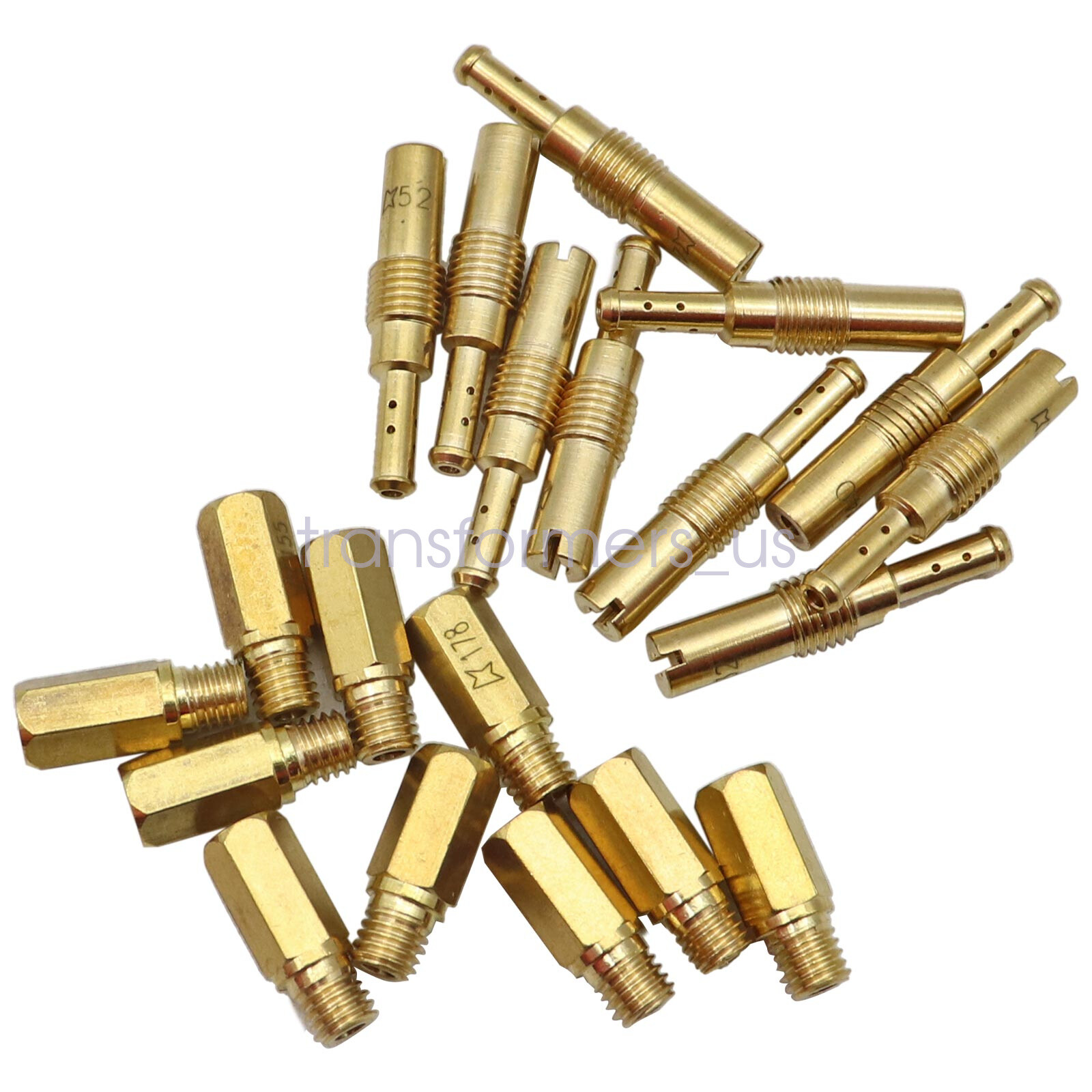 10Pcs Slow Pilot Jet 10Pcs Carburetor Main Jet kit & for PWK Keihin OKO CVK PWM