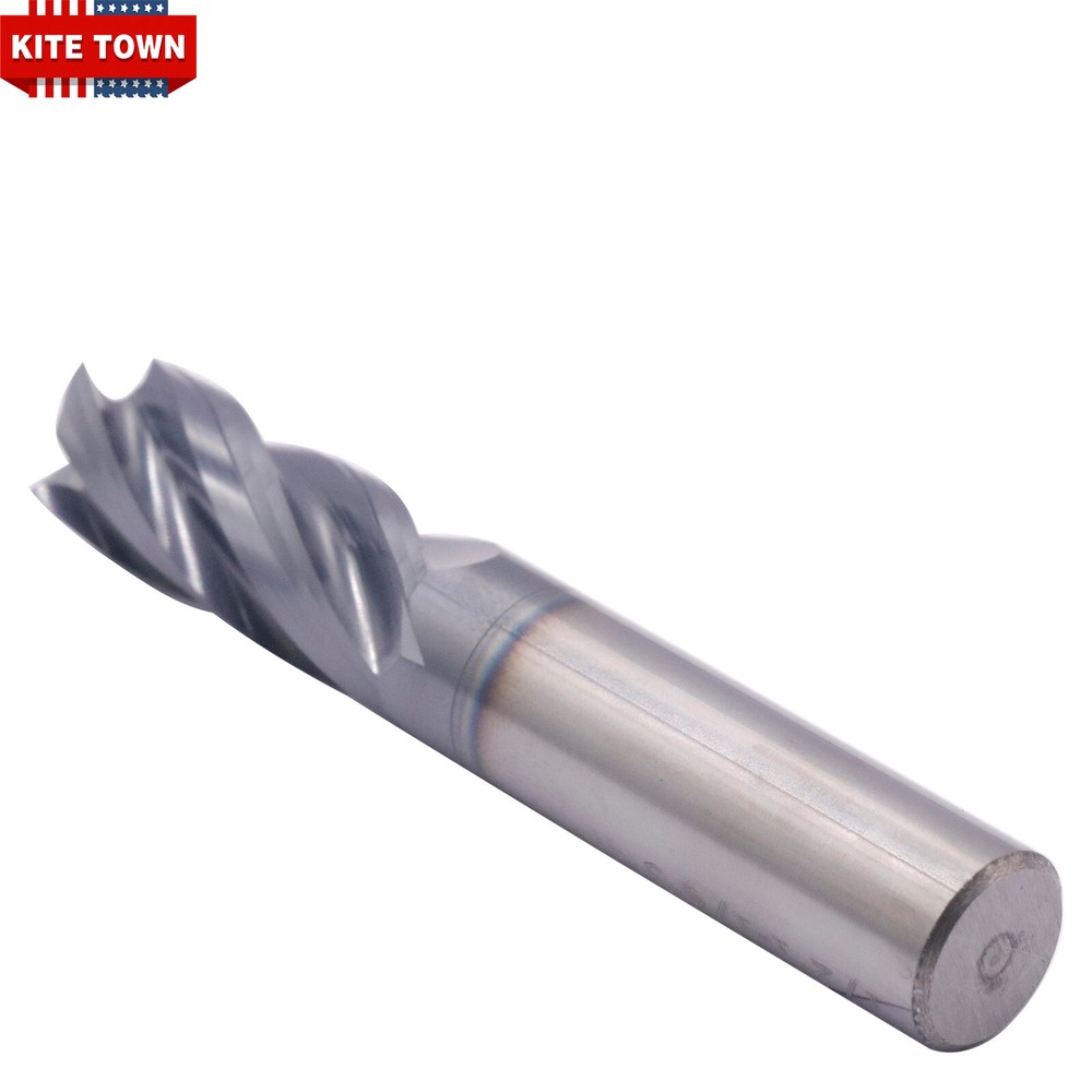 4 Flute 1/2" x 1-1/4" x 3" Variable Helix Solid Carbide End Mill AlTiN Coated