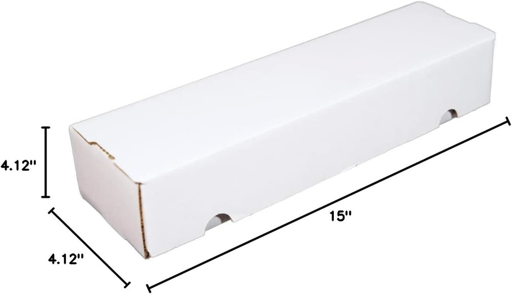 3 Pack Trading Card Storage Boxes 800 Count White Stackable