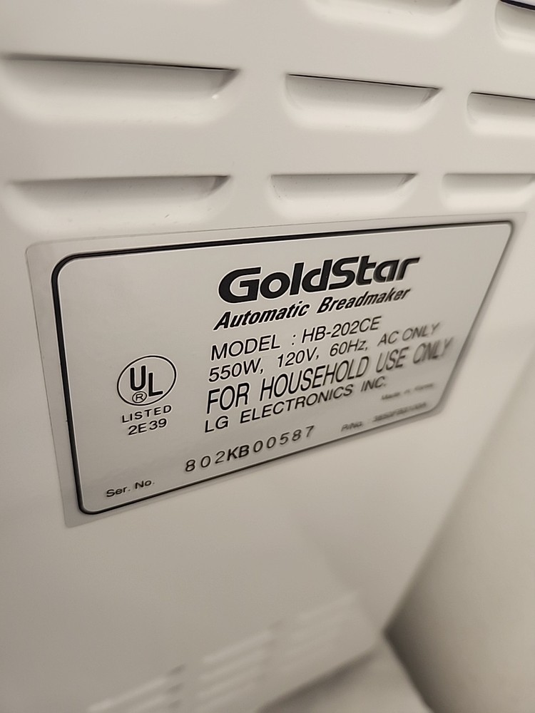 Goldstar Model HB-202CE Automatic Bread & Cake Maker Machine