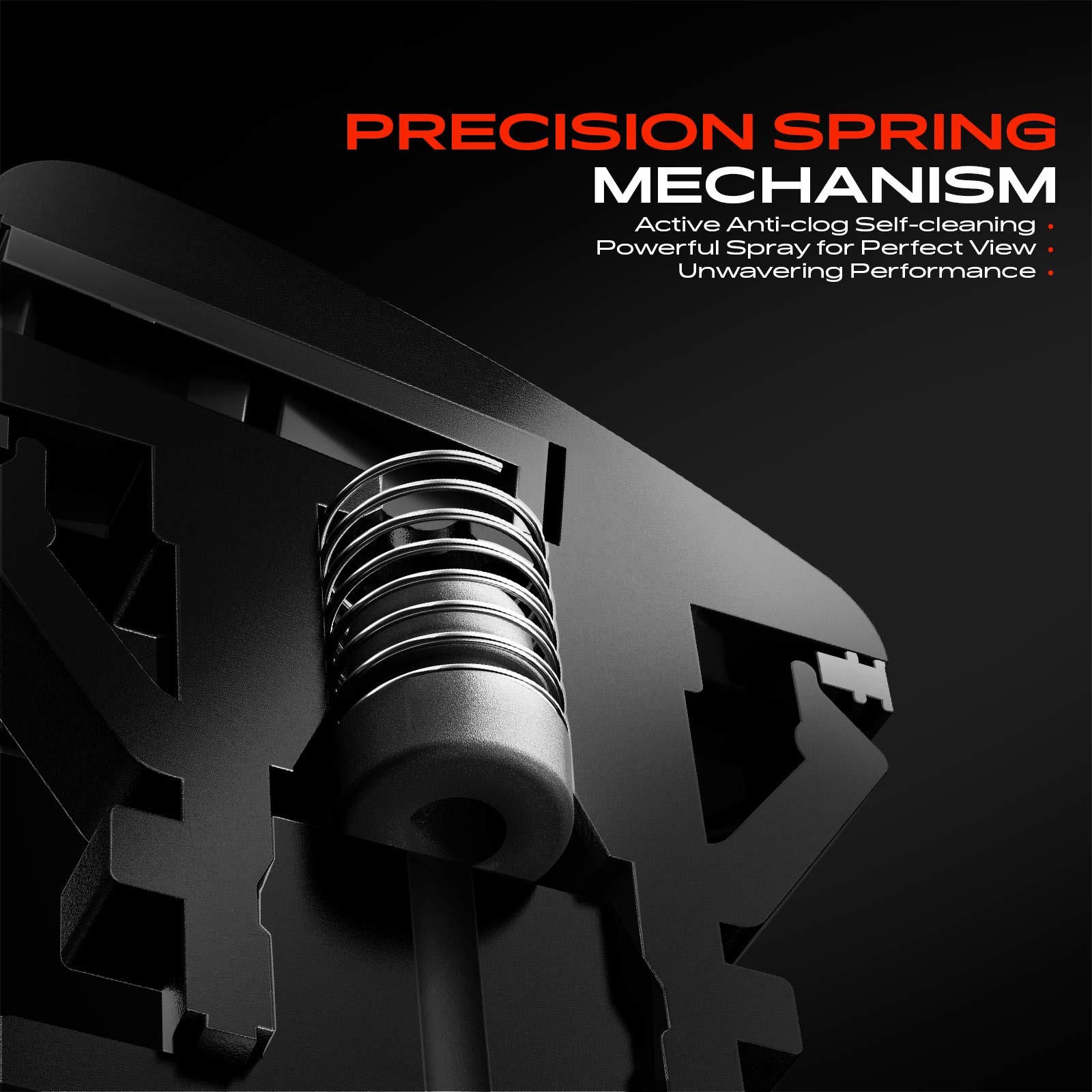 2x Front LH & RH Windshield Washer Nozzle Fan w/ Gaskets for Dodge Durango 11-23