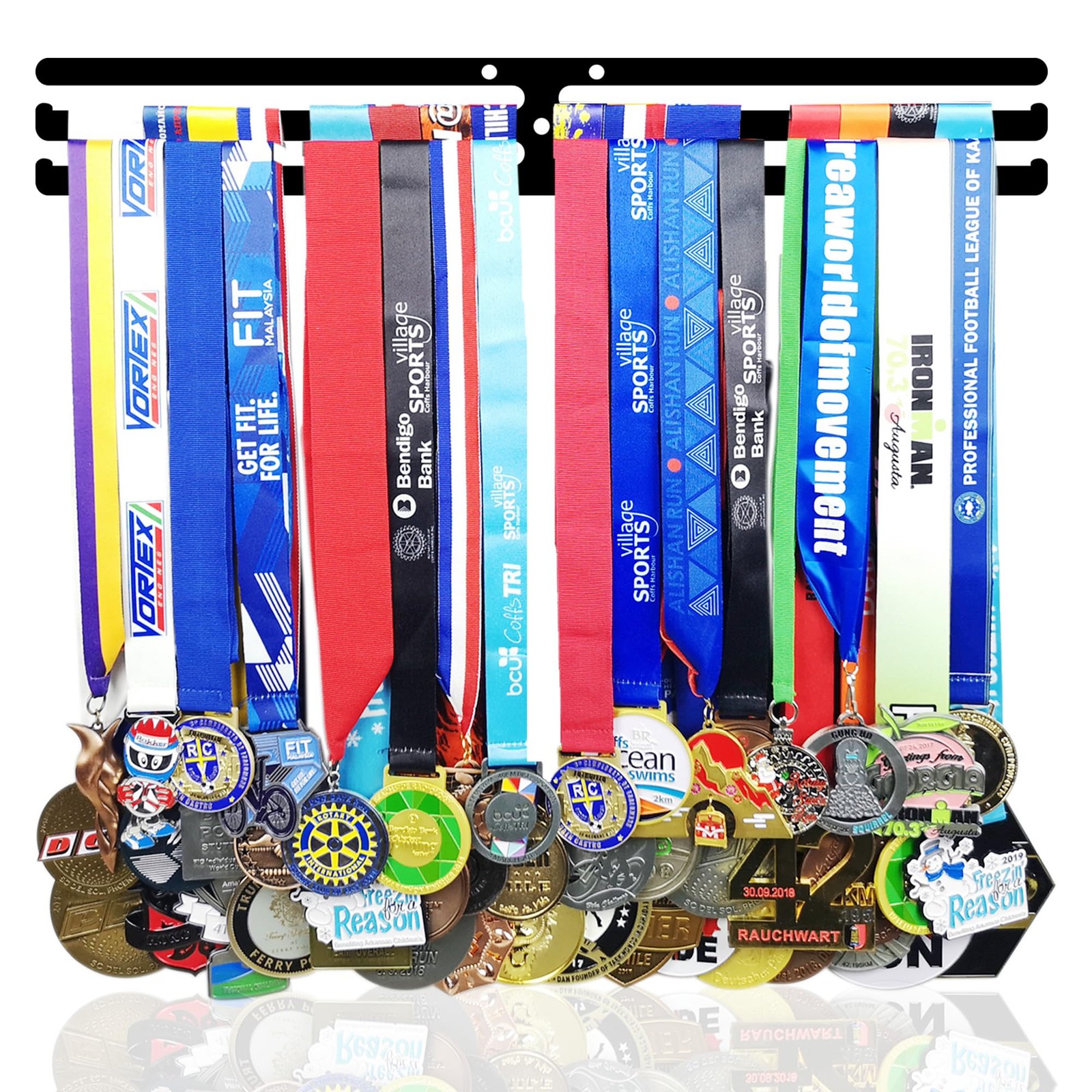 Race Medal Holder Wall Hanger,Marathon Medal Display and Runner Medal Hanger ...