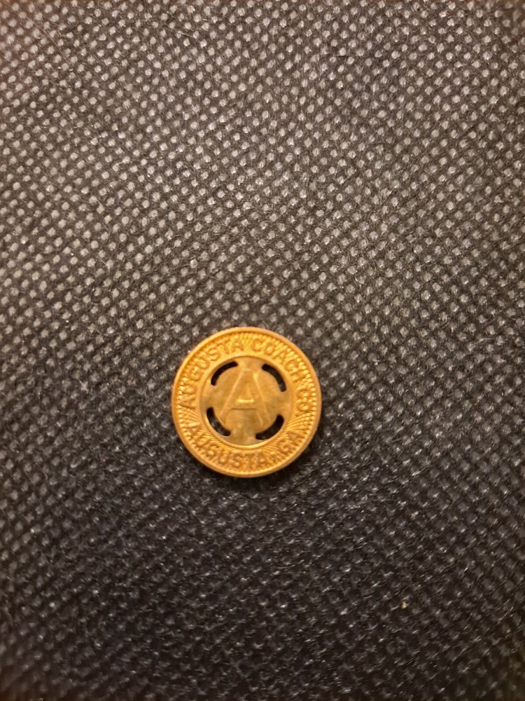 AUGUSTA COACH CO. TOKEN!   e3760UXX