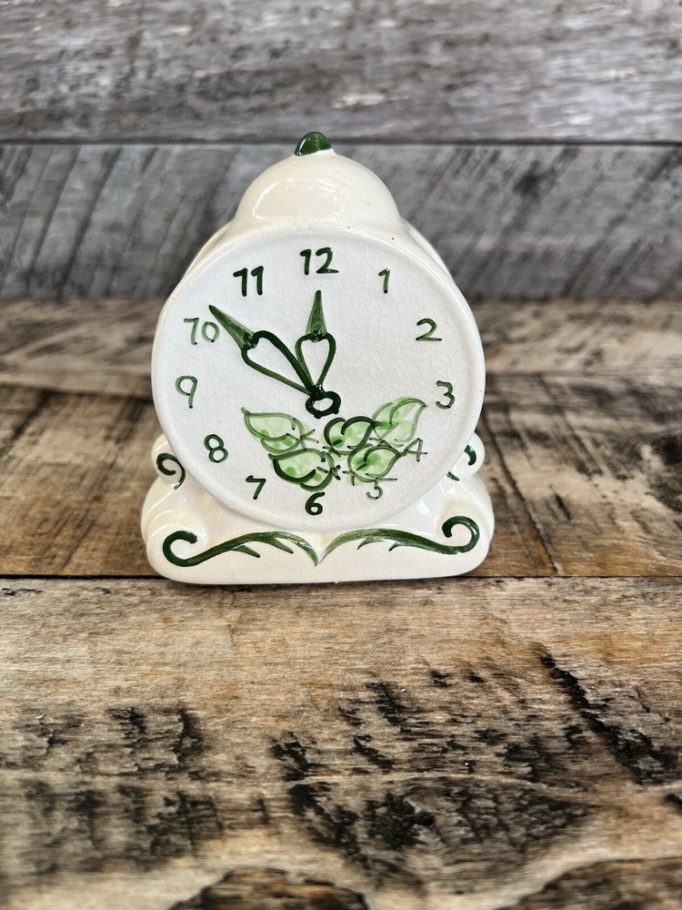 Faux Decoative Ceramic Clock Organizer Home Decor Office Decor