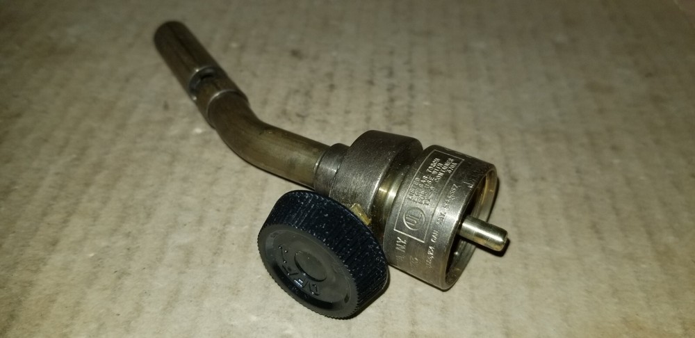 BernzOmatic Model UL 2317 Brass Torch Head Working , VGC