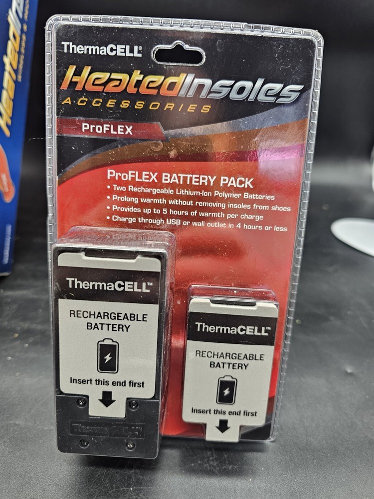 Thermacell Proflex Heated Insoles Replacement Battery Pack Grey