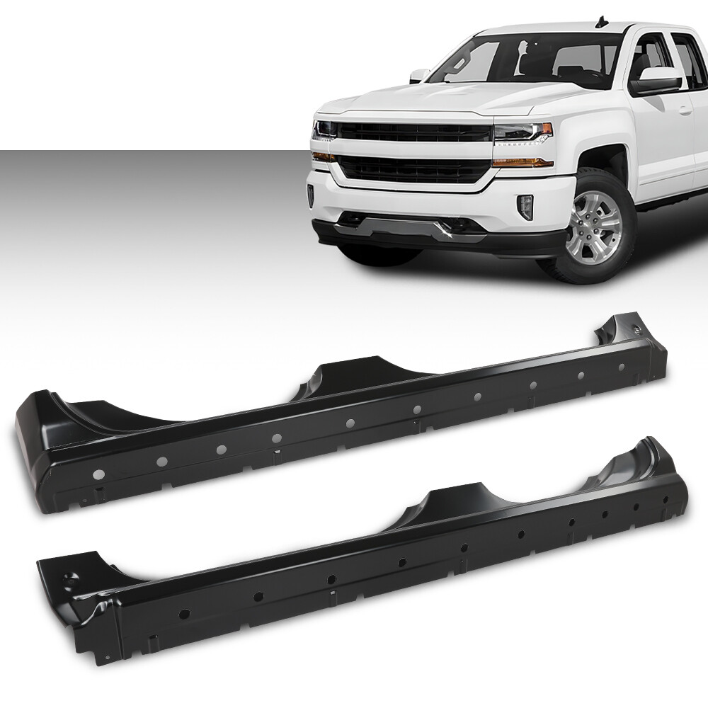 Fit For 14-18 Chevry Silverado GMC Sierra Extended Cab Rocker Panel Left+Right