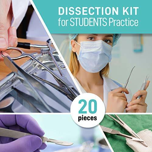 Dissection Practice Anatomy Kit for Students and Professionals Biology Lab 20Pcs