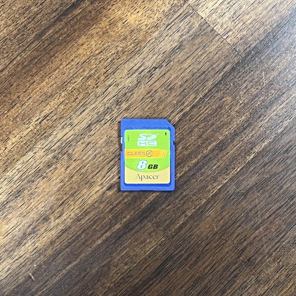 Apacer 8GB SD SDHC Memory Card - Class 4