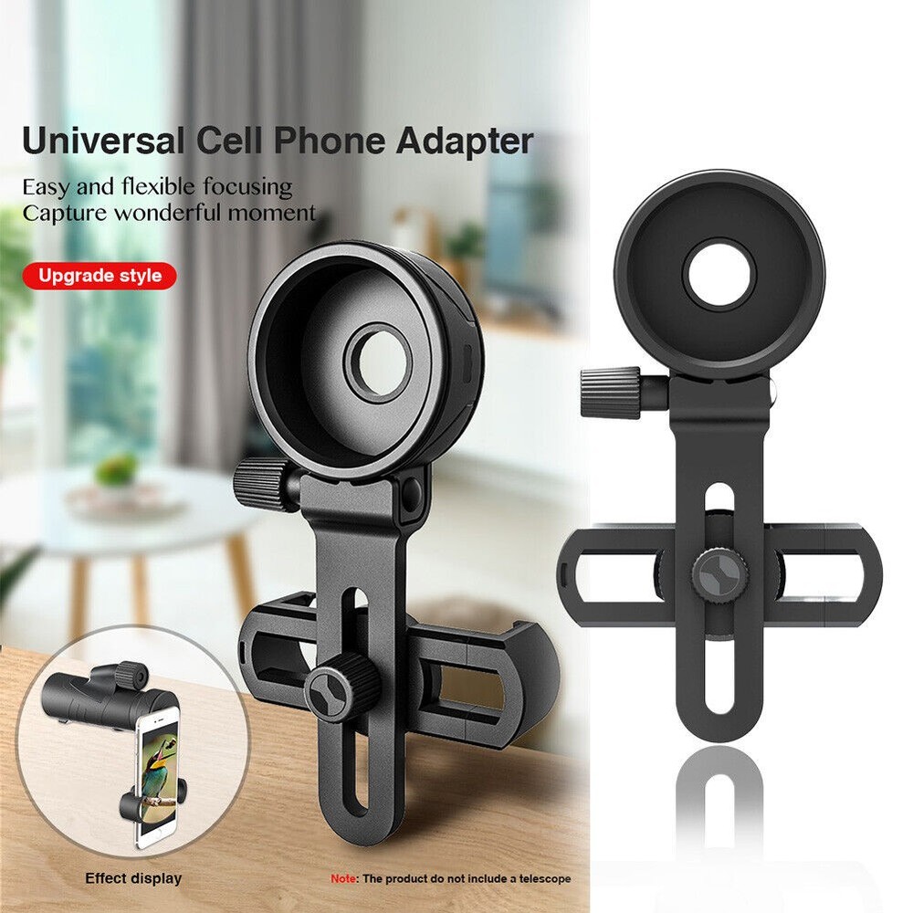 Flexible Phone Camera Clip Mount Spotting Scope Adapter Precise Focusing