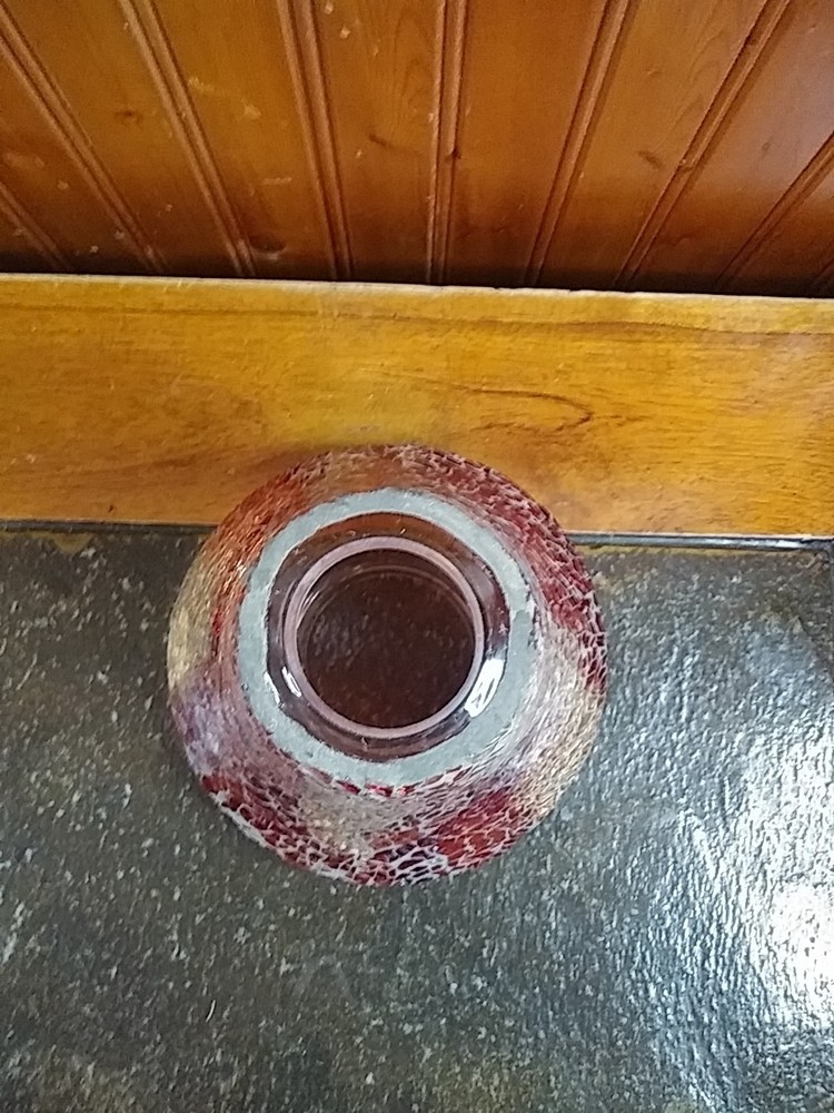 Vintage Glass Candle Shade