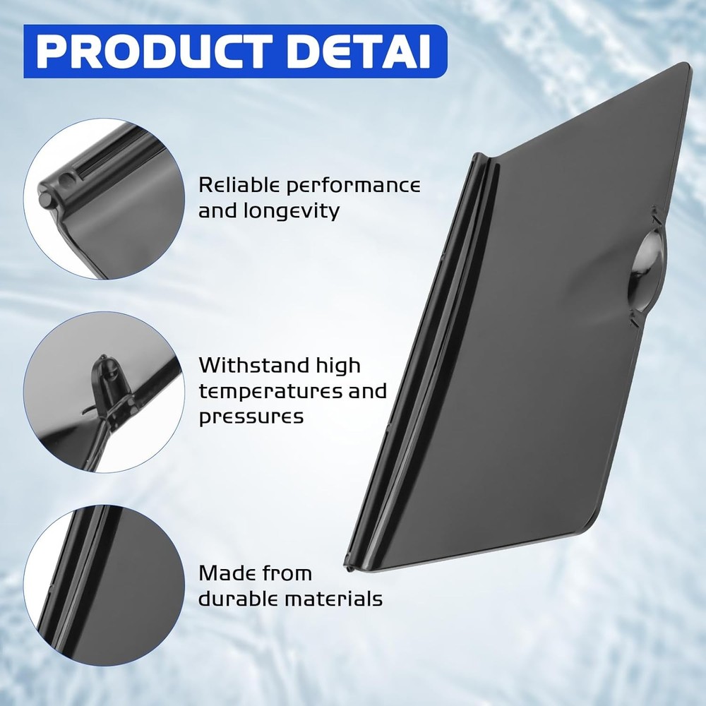 009487F Pool Heater Cover Control Bezel Compatible with Raypak Models...