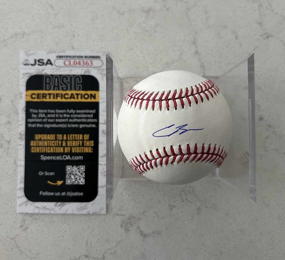 Carson Benge Autographed Signed Baseball ROMLB New York Mets MLB JSA Cert