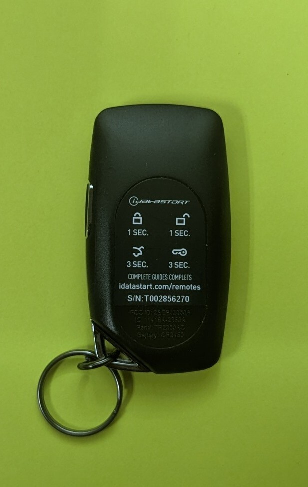iDataStart 2-Way 5-Button FM Replacement Remote Model: TR2350AC