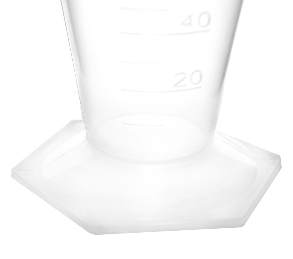 Conical Measure, 200ml - Polypropylene Plastic, Translucent - Eisco Labs