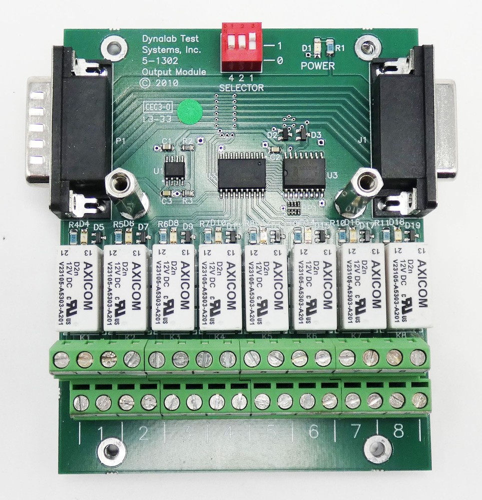 Dynalab Test Systems 5-1302 Modular Control System - Output Module -used-