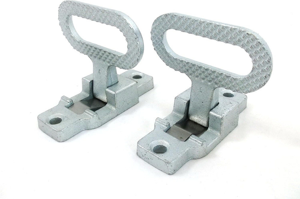 Pair (2 Pack) Fold down Utility Bed Body Step Heavy Duty Premium Galvanized S...