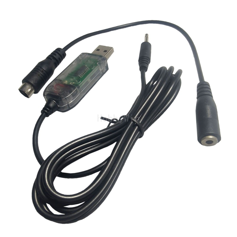 Detrum DTM-U020 Dynam Gavin TX Simulator Cable Set RC Hobby Airplane Training
