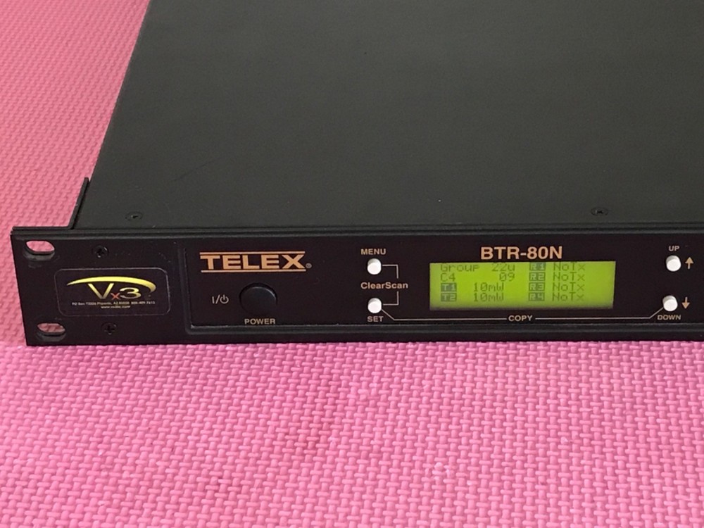 TELEX RTS BTR-80N UHF Intercom 2CH Base Station ONLY