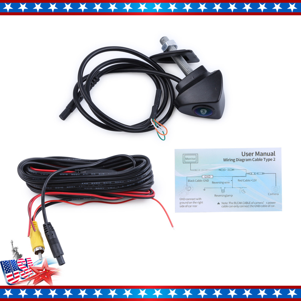 720P High-definition Front View Camera Backup Reverse Camera for Toyota