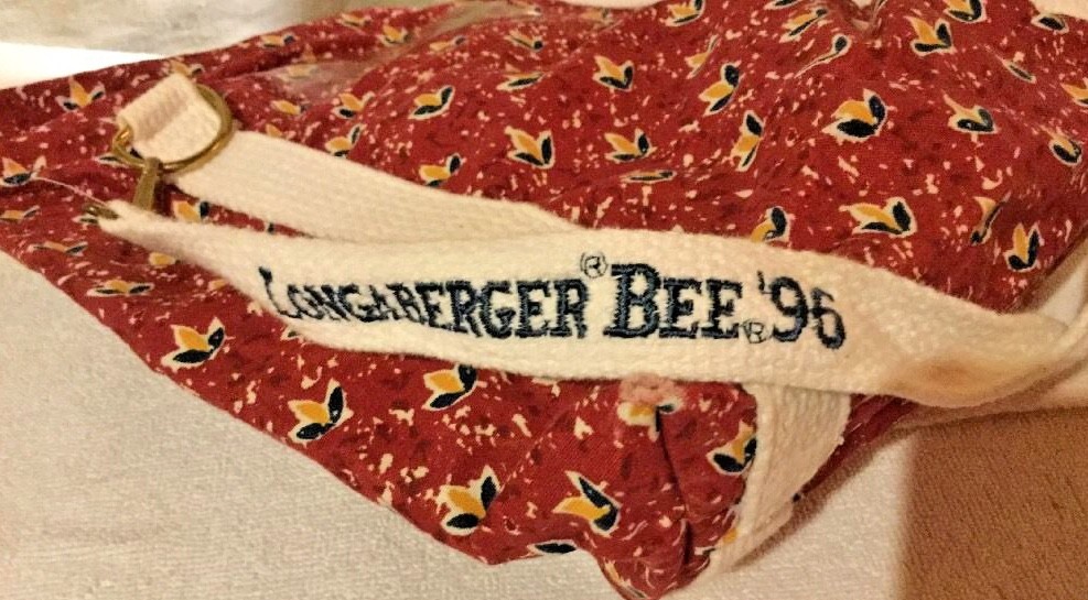 Longaberger Bee '96 Tote Bag