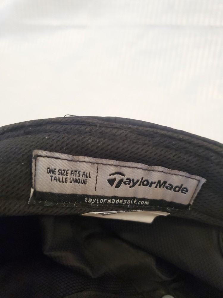 TaylorMade TP5 Black Vented Golf Hat Cap Adjustable