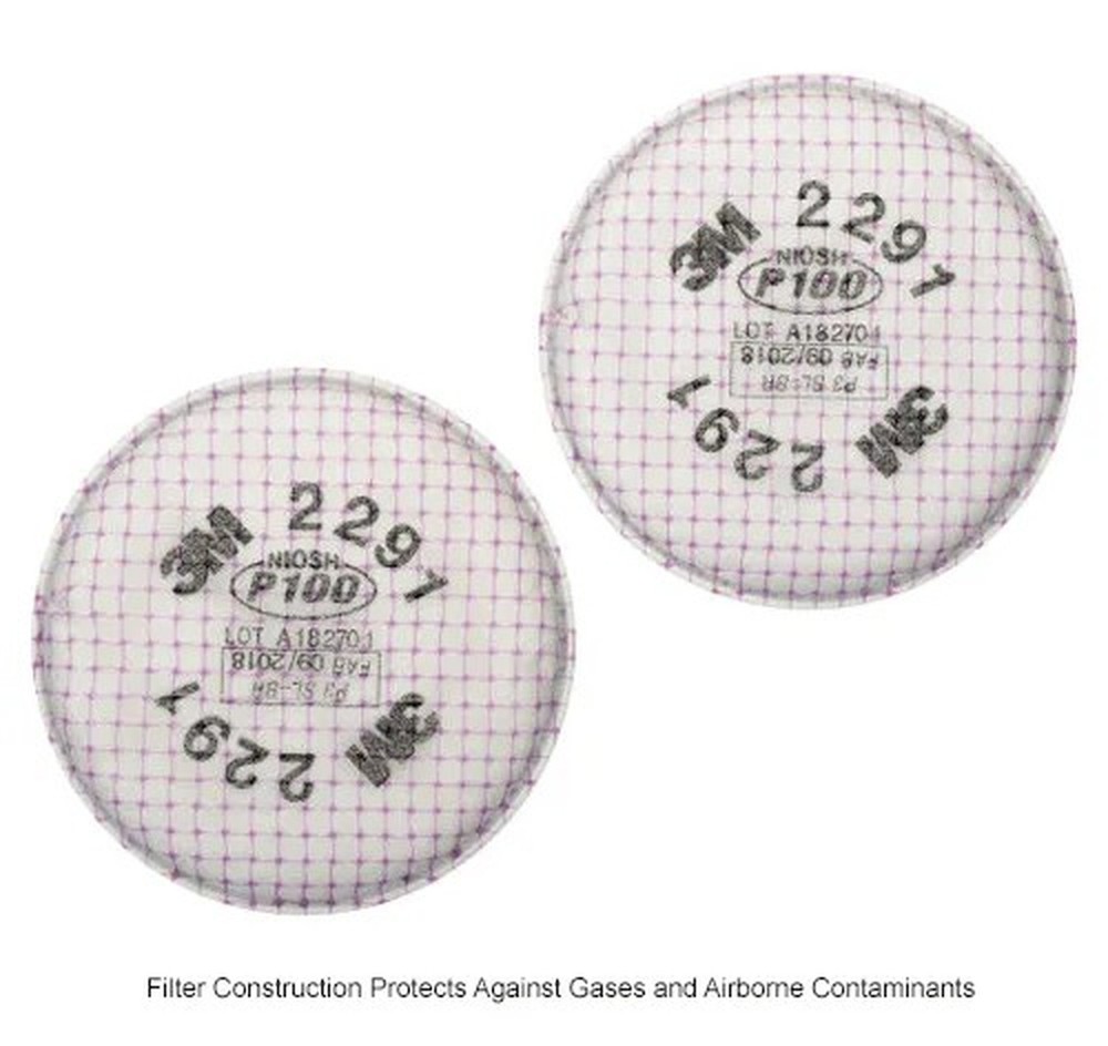 3M? 2291 Advanced Particulate Filter, P100, 2/Bag