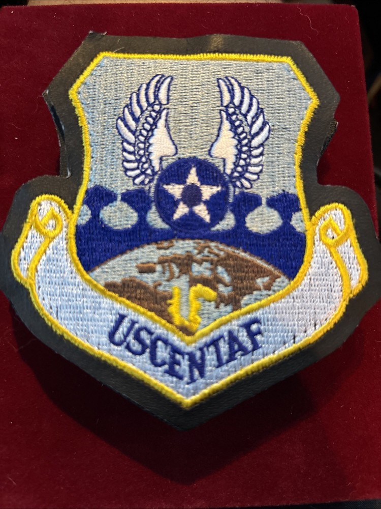 USAF Central Command CENTAF SSI patch New  hook and loop Backing Ready To Attach