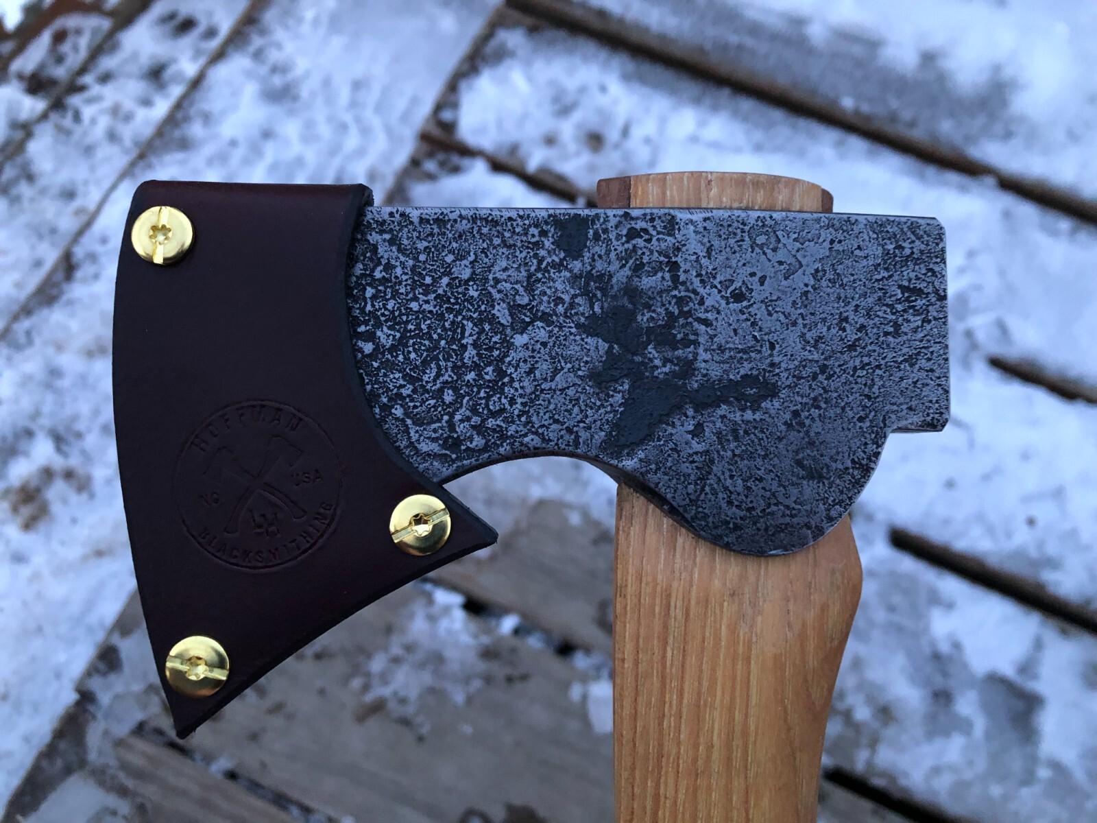 LIAM HOFFMAN BLACKSMITHING MINI CAMPER AXE 12 INCH OVAL BRAND NEW