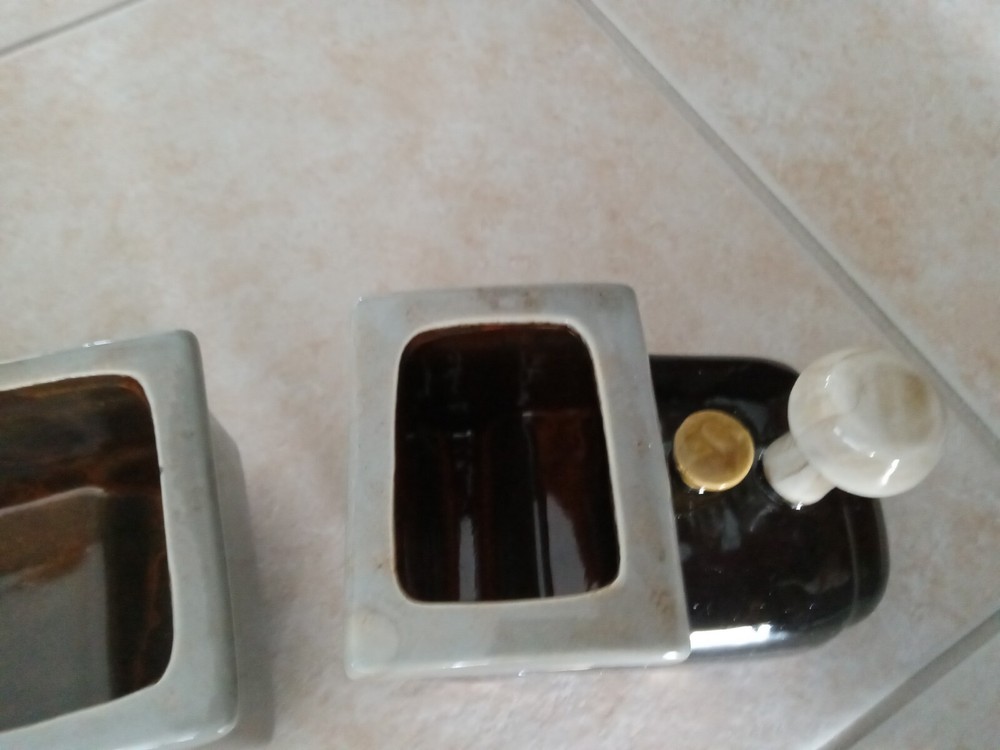 Set Of Tree Ceramic Train Planters