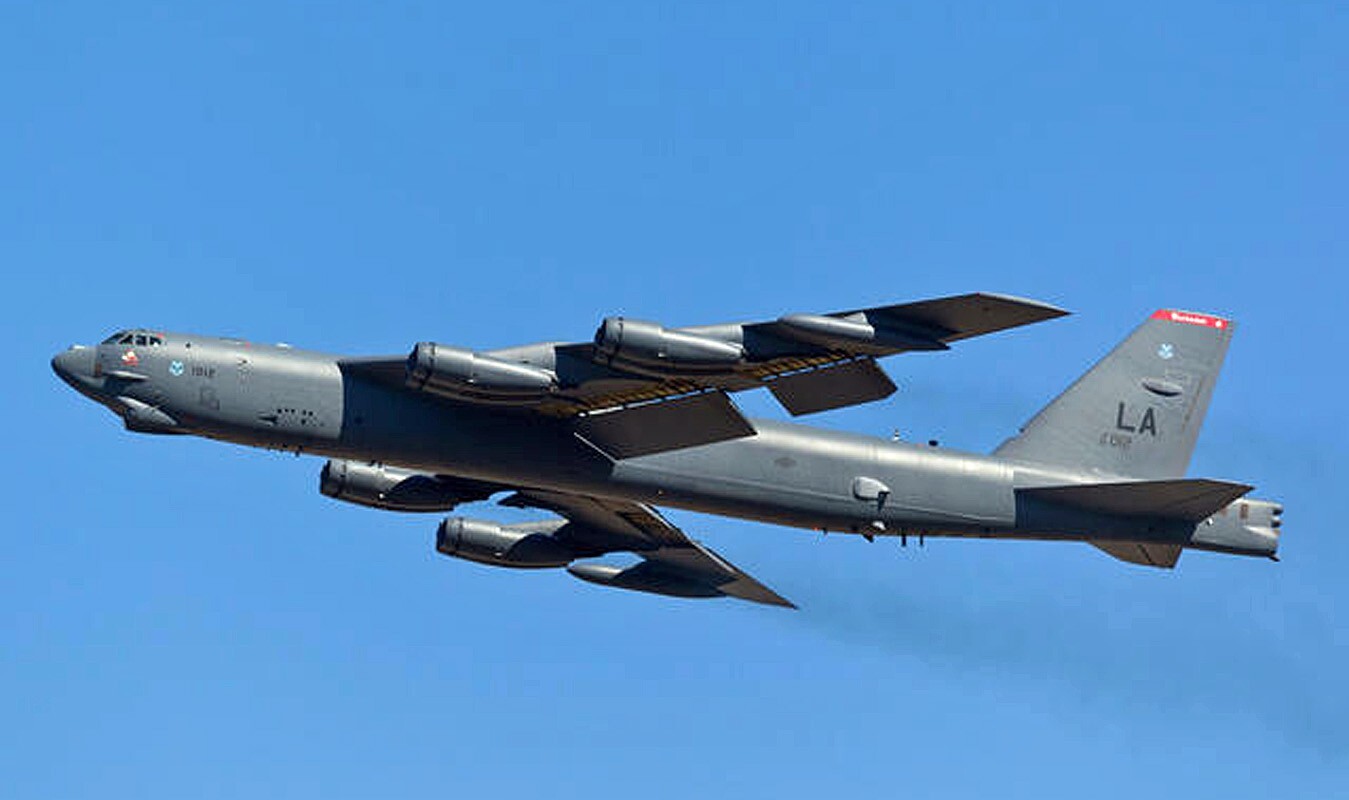 USAF 96TH BOMB SQUADRON -B-52- BARKSDALE AFB, LA- ORIGINAL VEL DEPLOYED PATCH