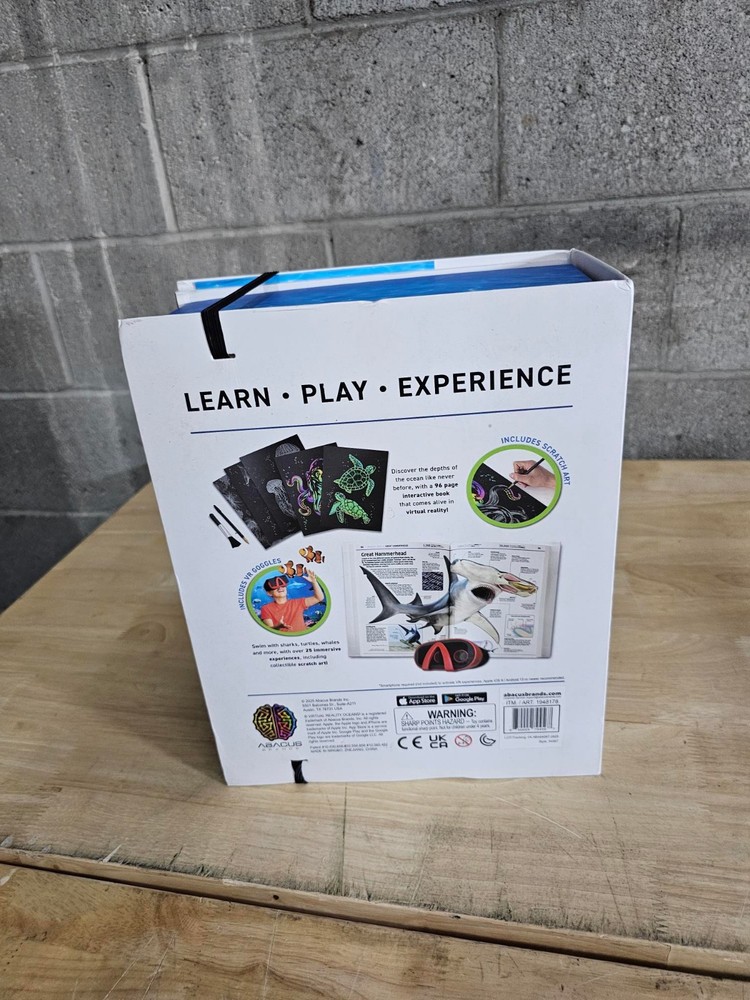 Virtual Reality Oceans 96 Page Interactive Book